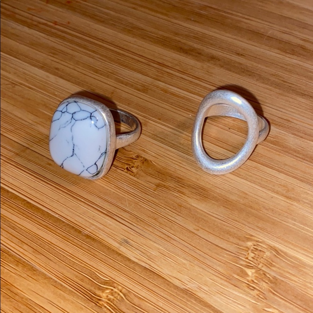 two size seven rings